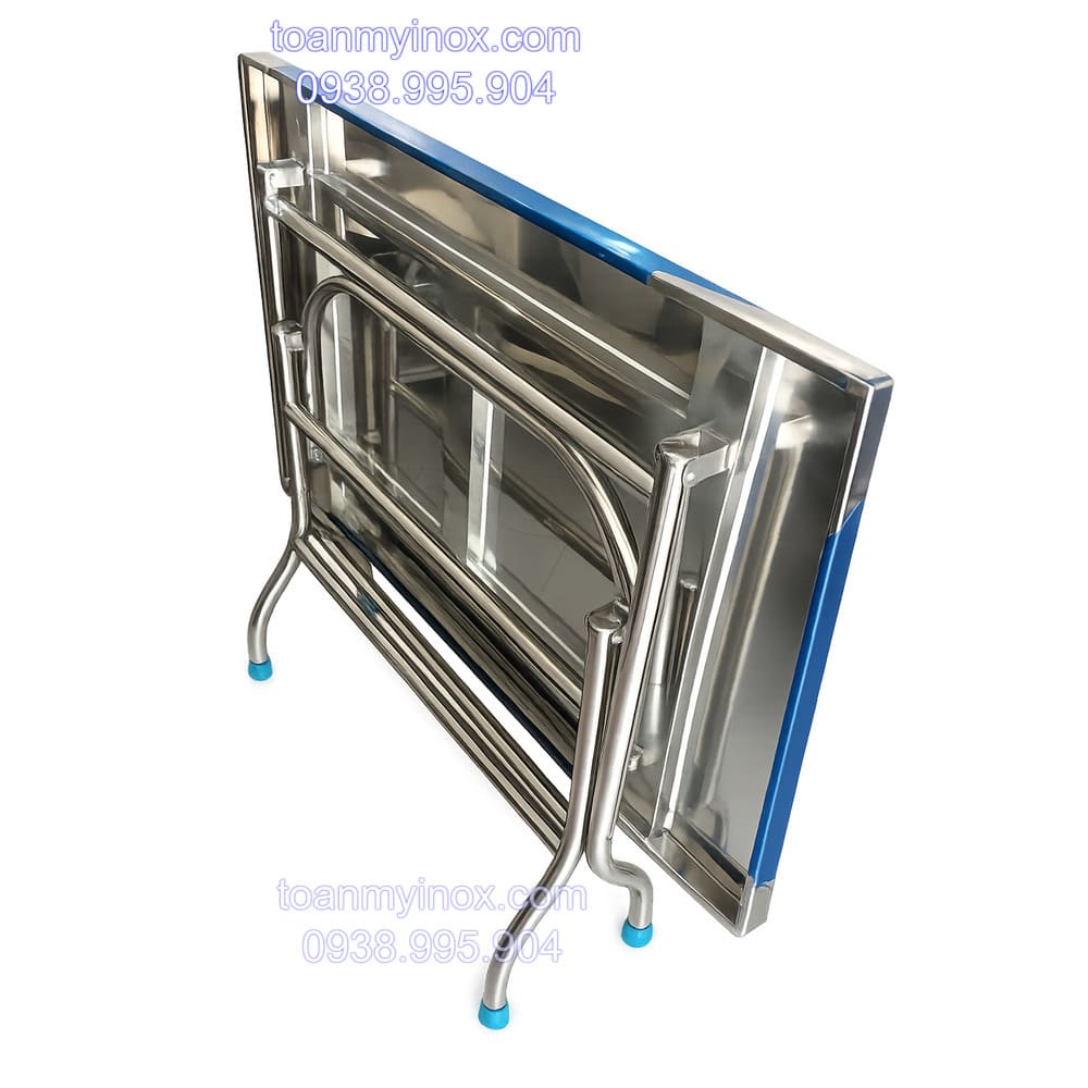 bàn chữ nhật 1m2 inox 304 loại tốt (3)