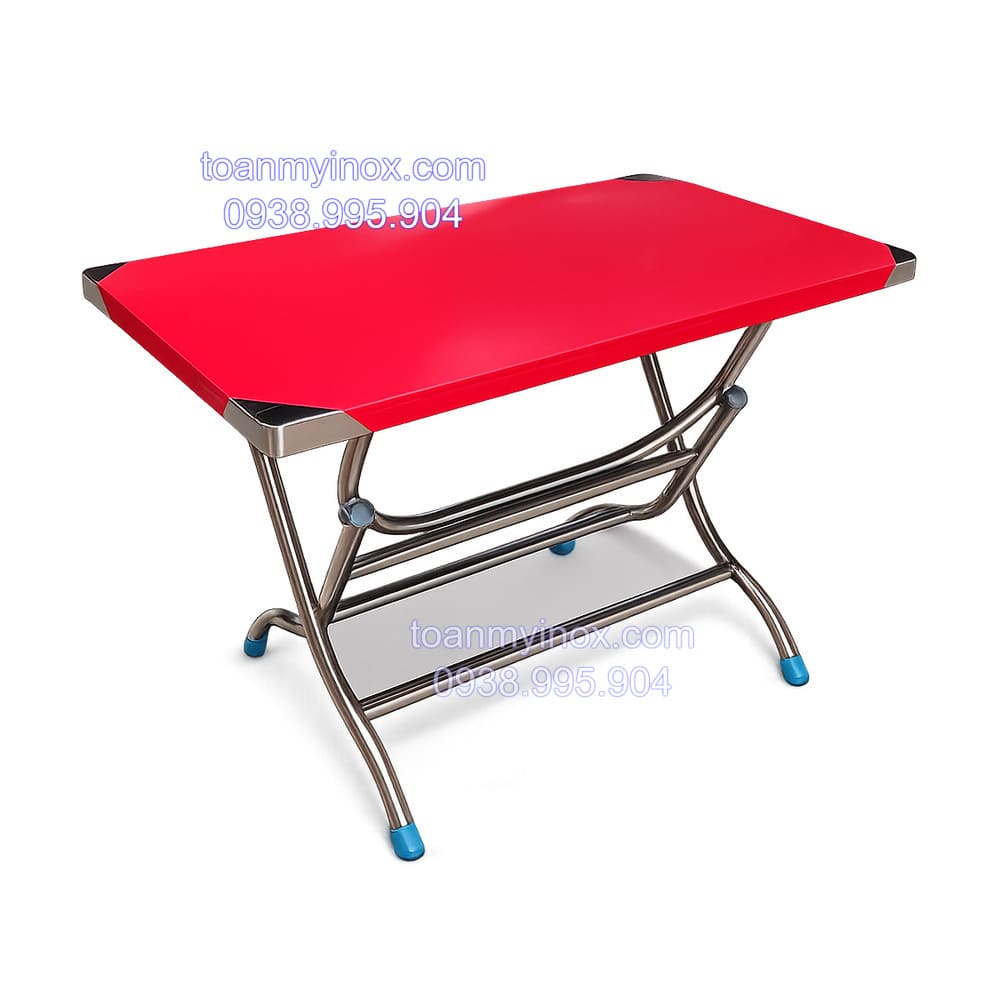 bàn chữ nhật 1m2 inox 304