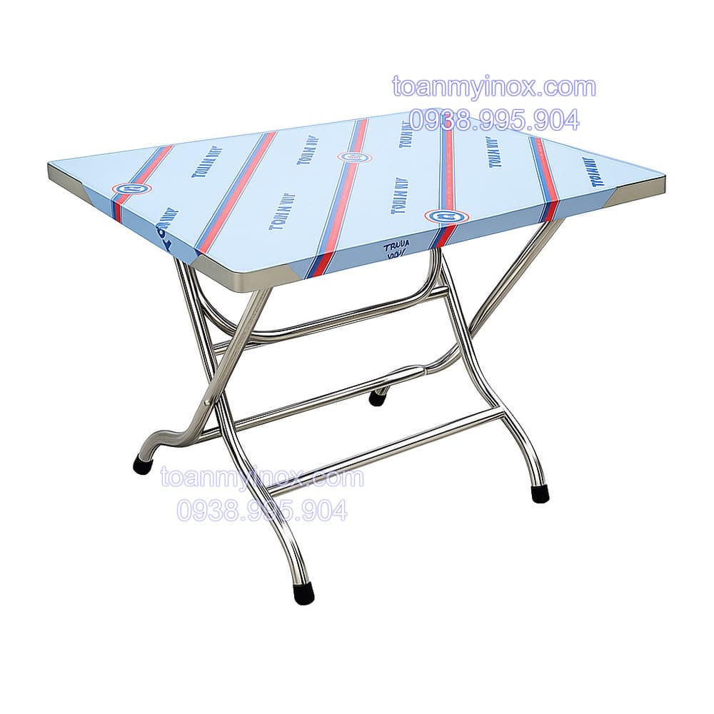 Bàn inox chữ nhật 0,6x1m cao cấp (1)