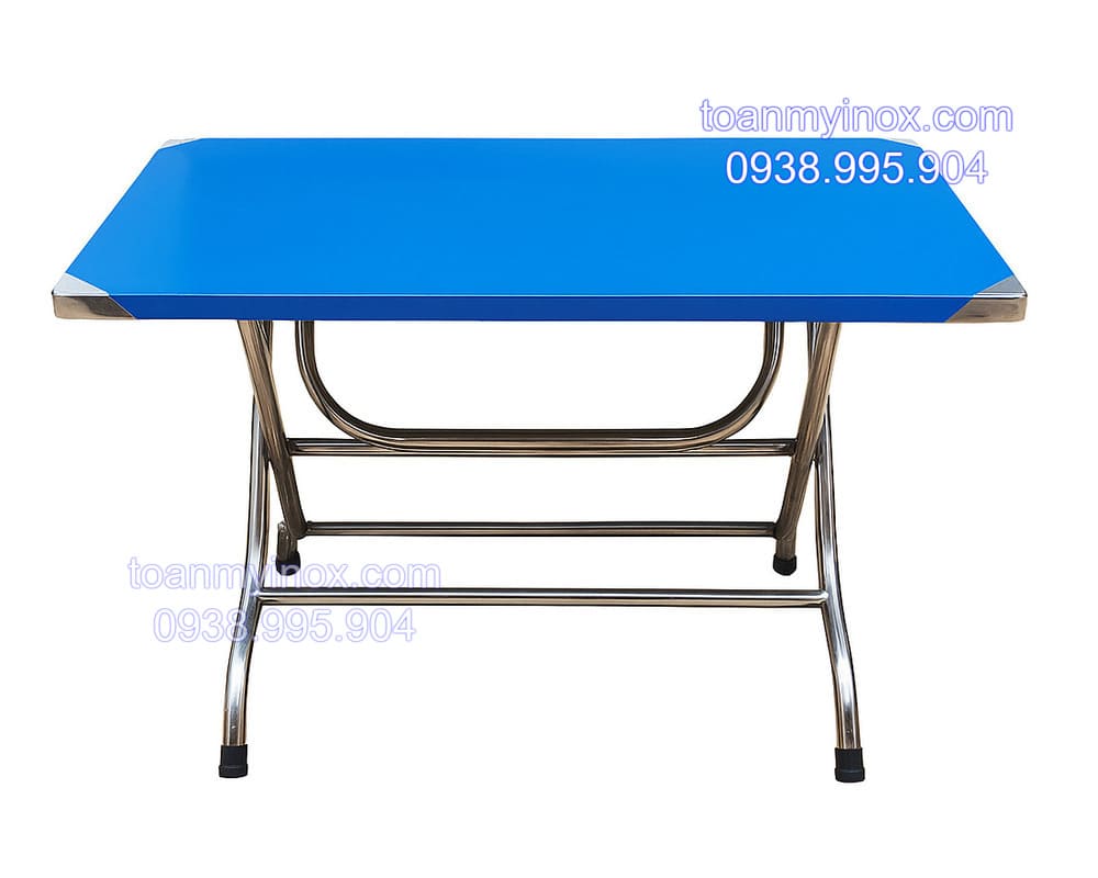 Bàn inox chữ nhật 0,6x1m cao cấp (4)