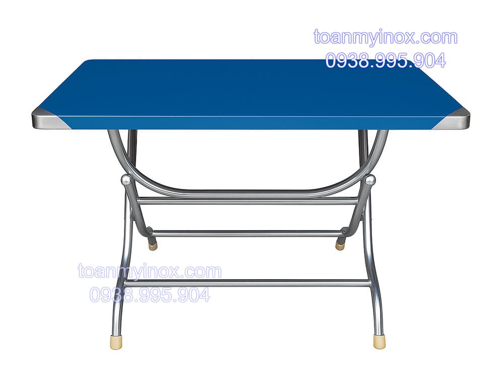 Bàn inox chữ nhật 0,6x1m cao cấp (5)