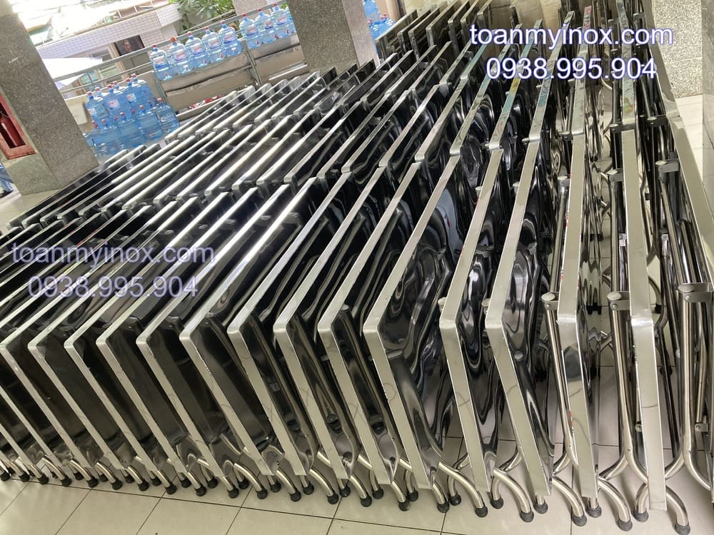 bàn inox chữ nhật 1m2 chân xếp gọn (3)