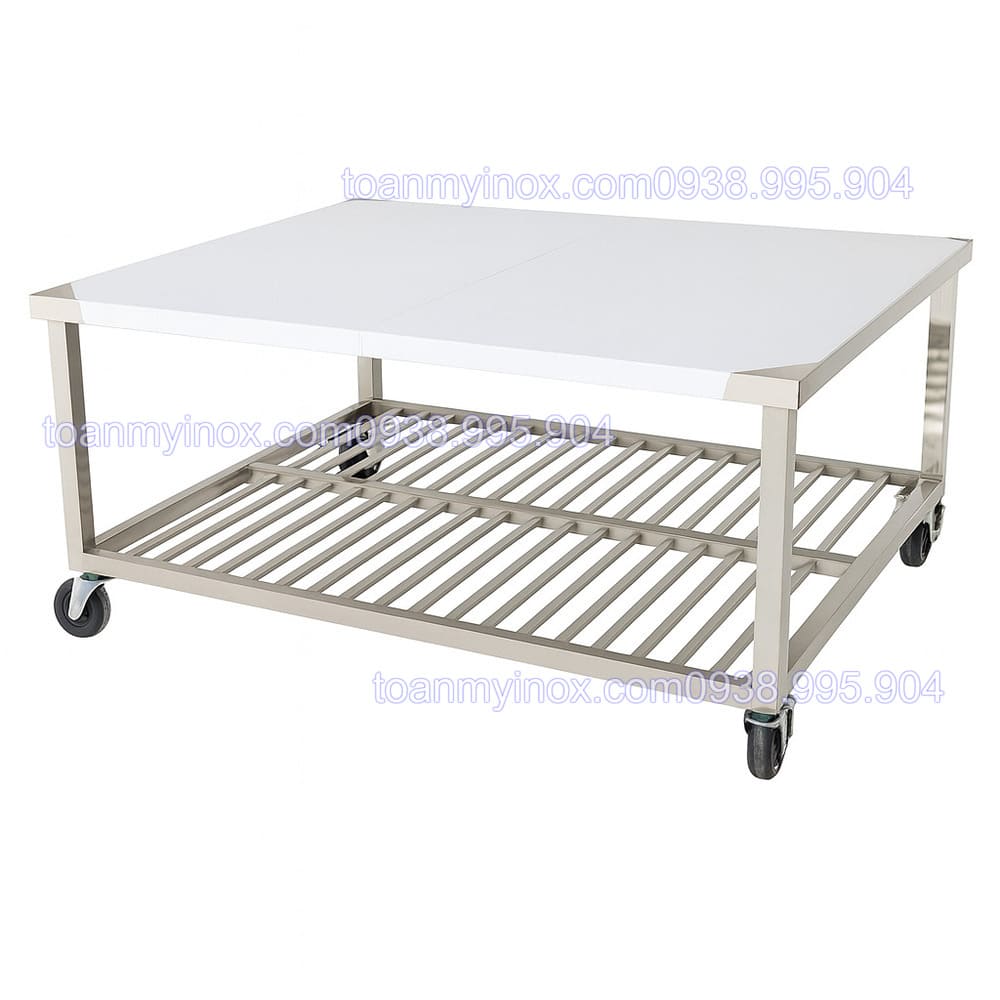 Bàn inox có bánh xe (1)