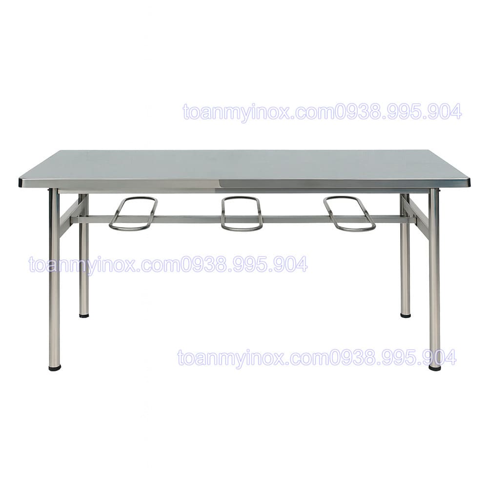 Bàn inox có móc treo ghế (1)