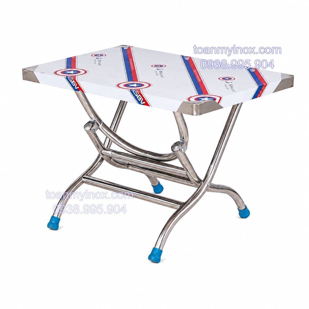bàn inox chữ nhật nhỏ 50x80 thấp (1)