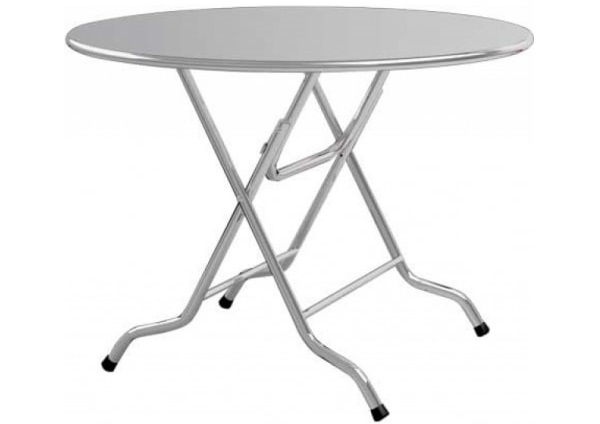Bàn tròn inox 1,2m loại tốt