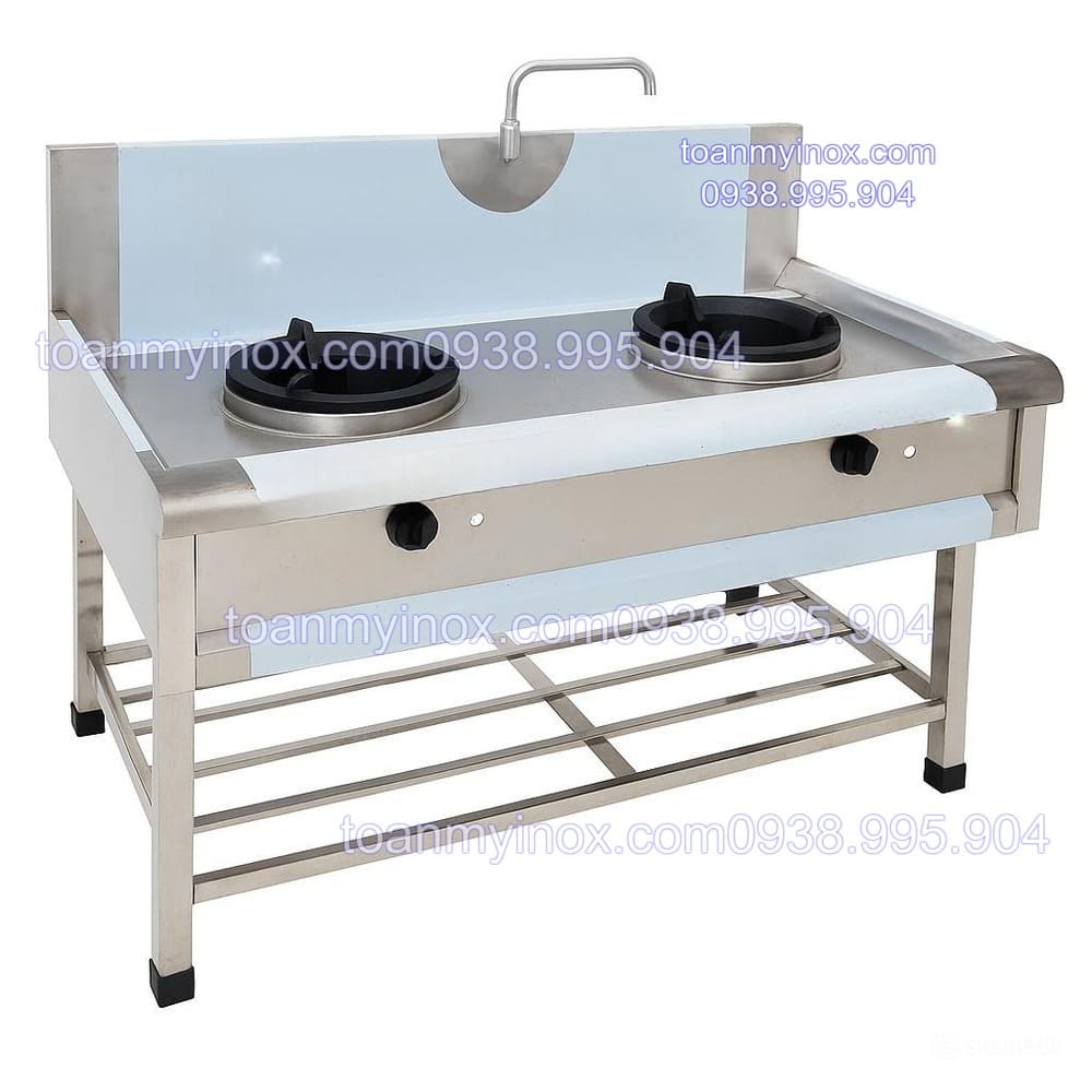 bếp á công nghiệp 2 họng