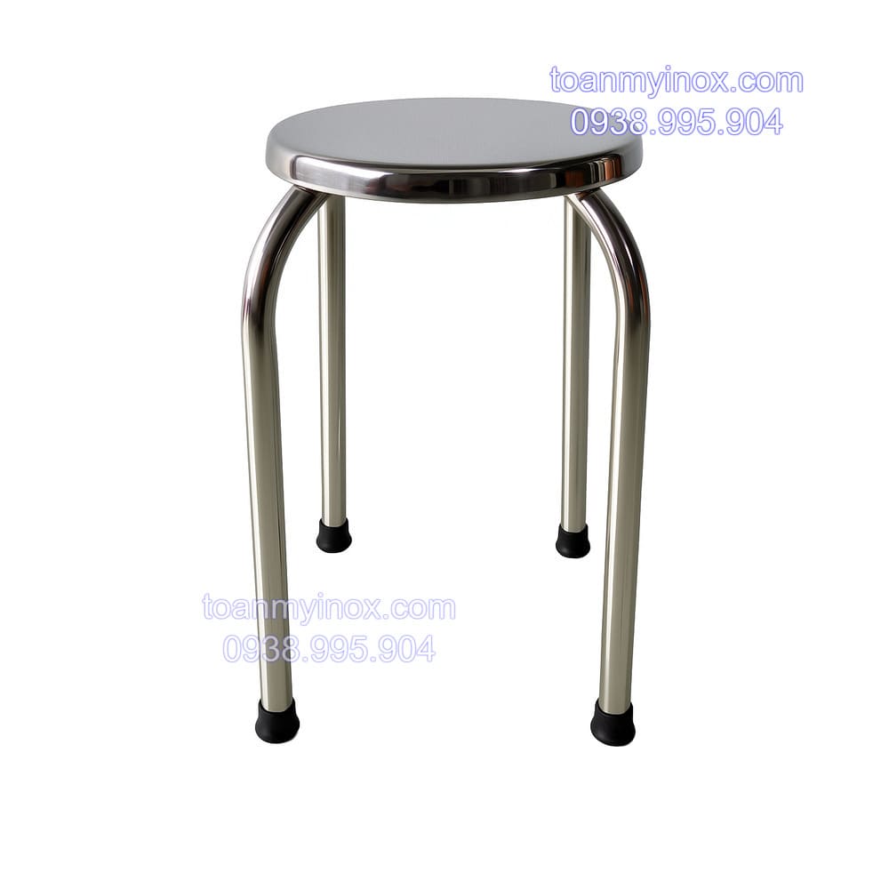 ghế đẩu inox chịu lực siêu dày