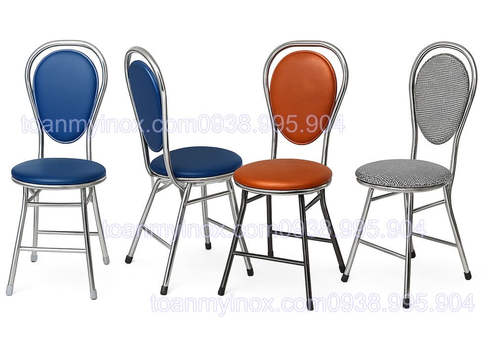 ghế inox tựa lưng đu đủ