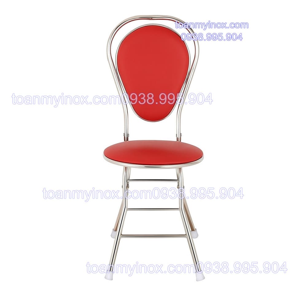 ghế inox tựa lưng đu đủ