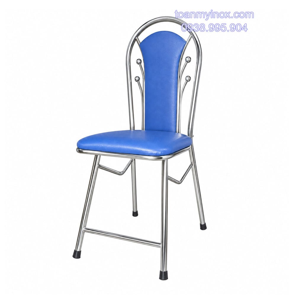 Ghế nhà hàng inox 6 bi (1)