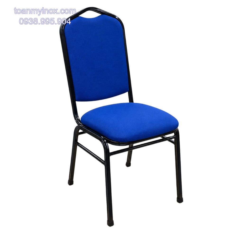 Ghế nhà hàng sắt sơn tĩnh điện nệm simili (3)