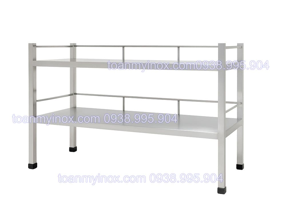 Kệ inox 2 tầng