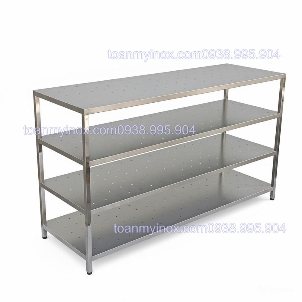 Kệ inox 4 tầng (1)