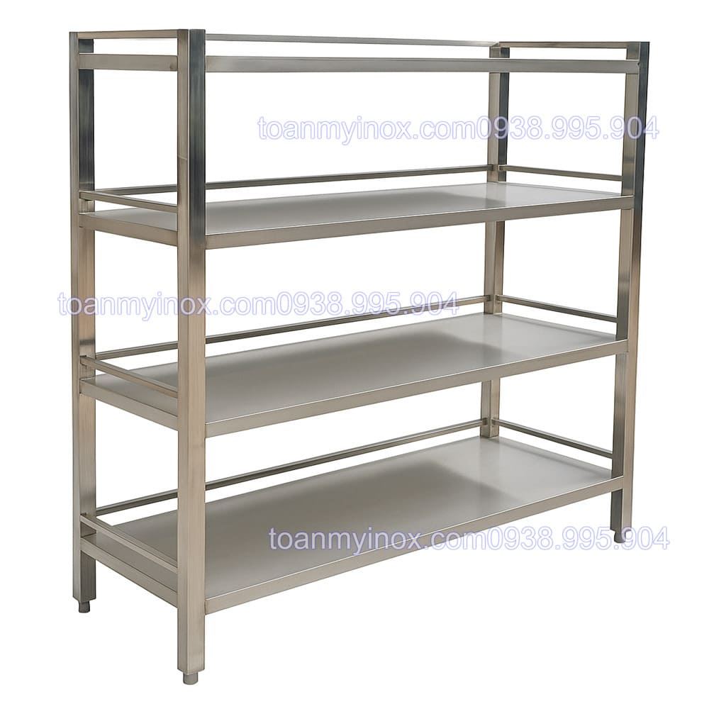 Kệ inox 4 tầng