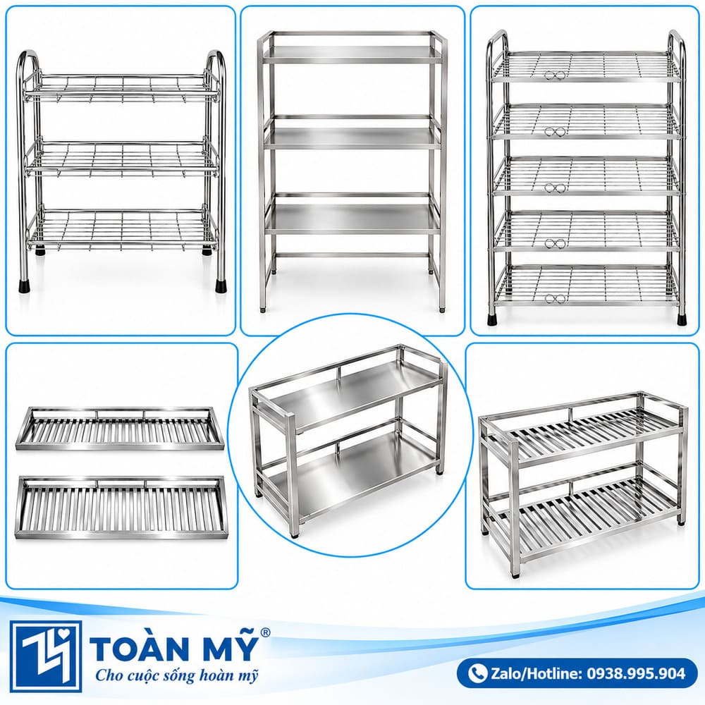 Kệ inox Toàn Mỹ