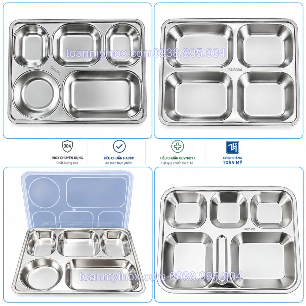Khay cơm inox (1)