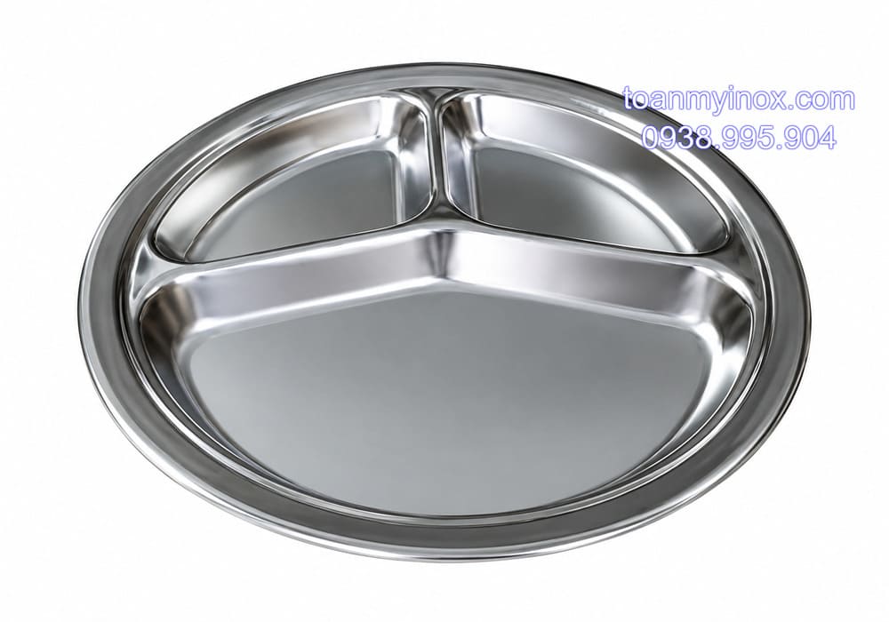 Khay cơm inox 3 ngăn tròn (3)