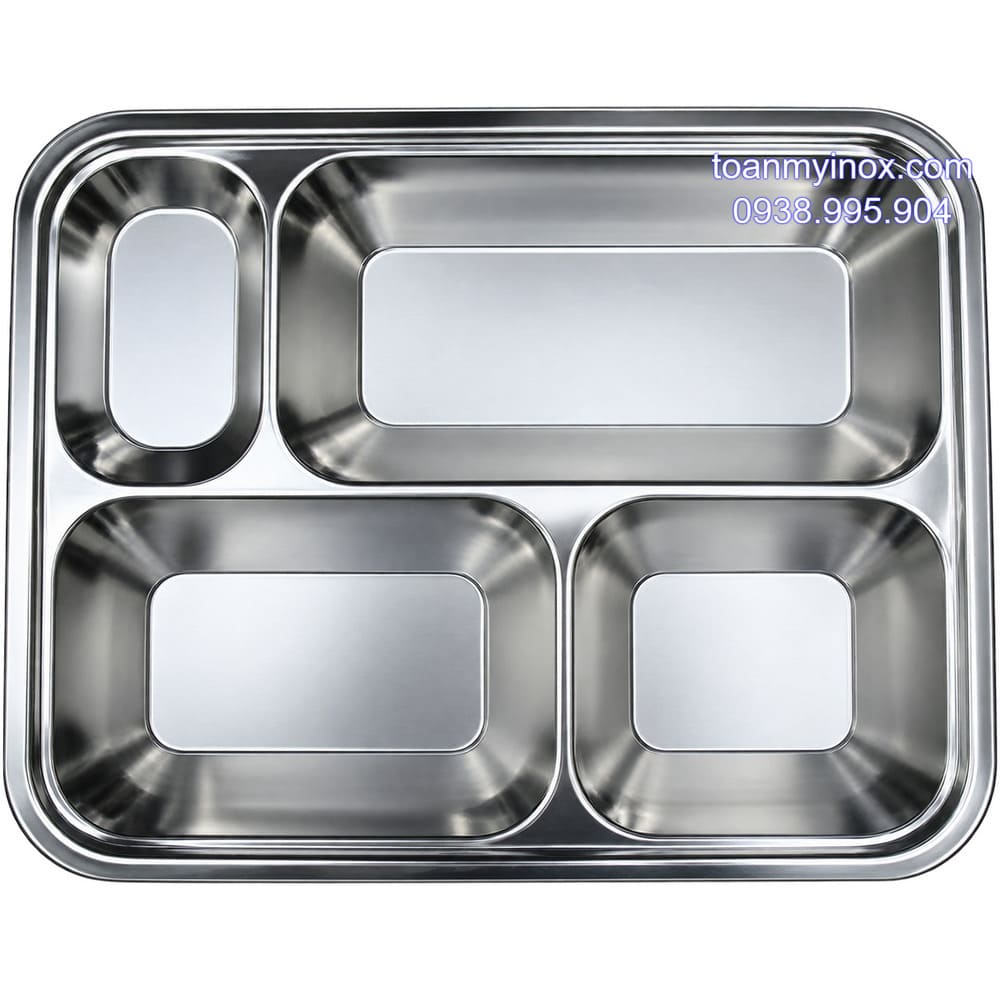 Khay cơm inox 4 ngăn (2)
