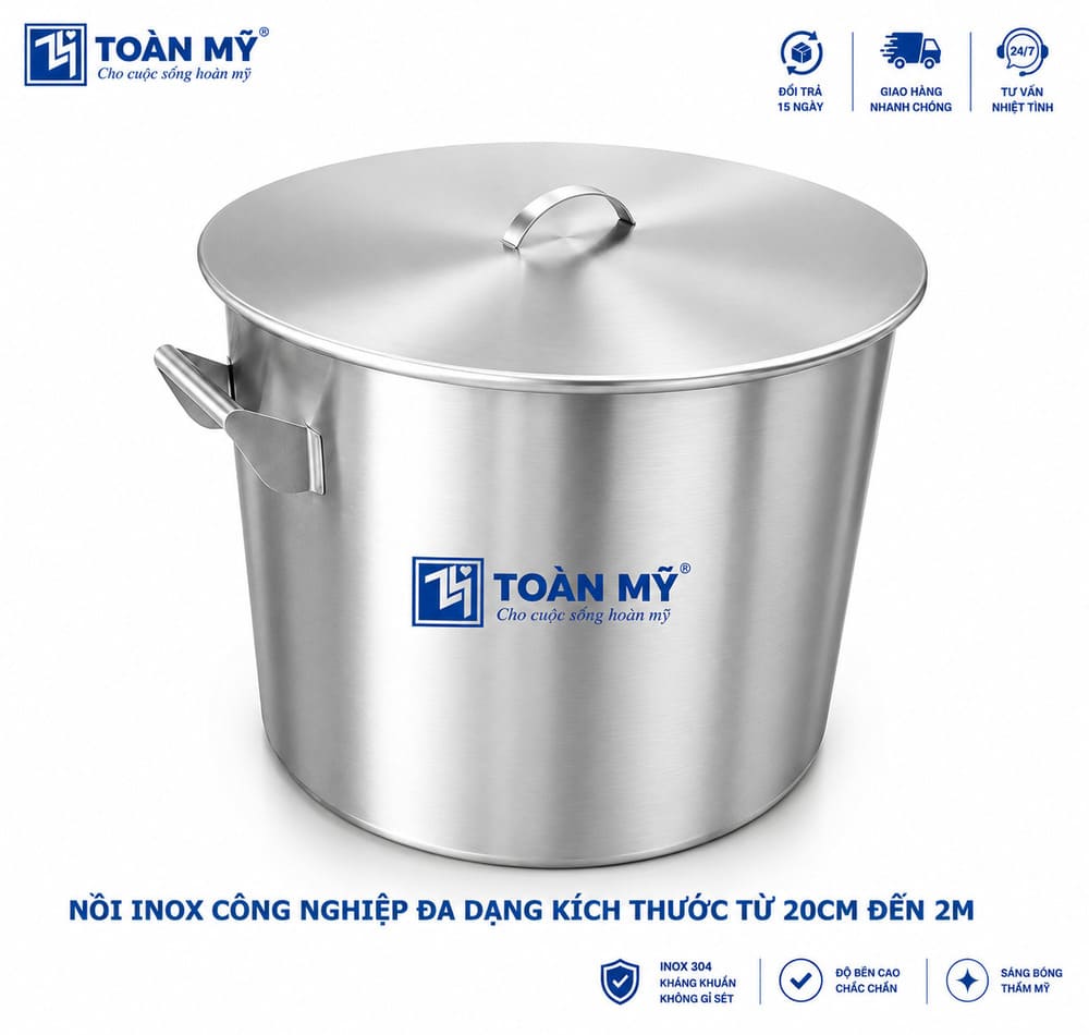 nồi inox công nghiệp