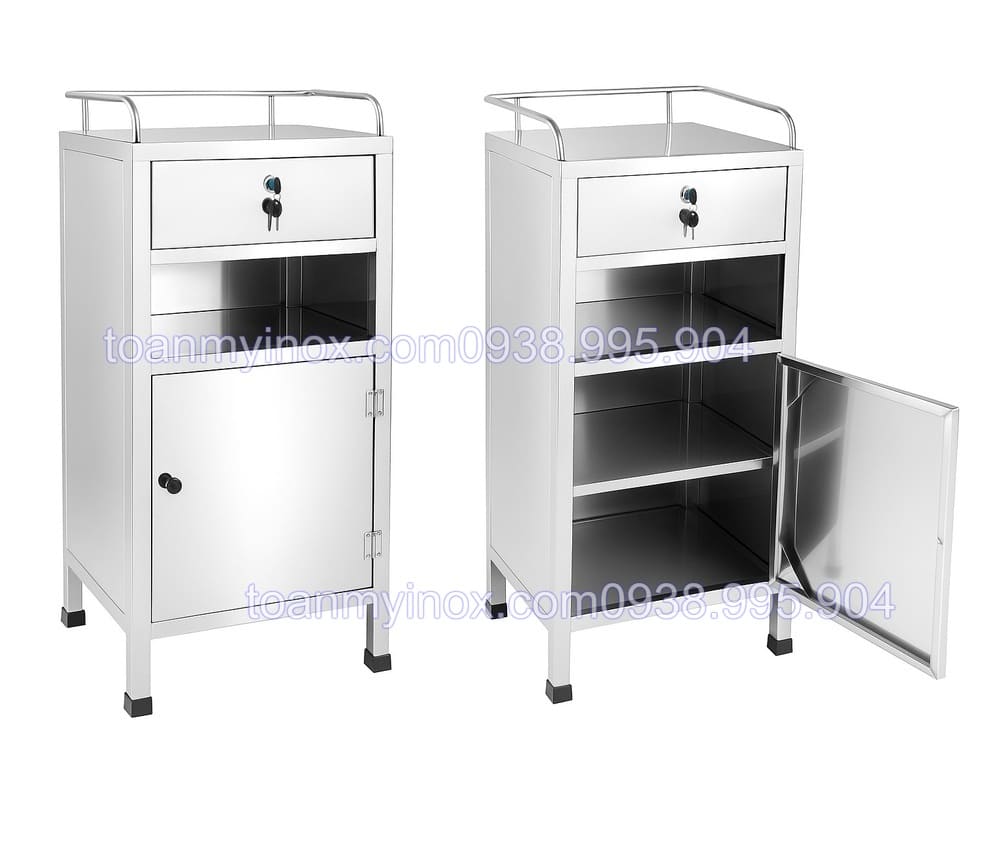 Tủ inox y tế đầu giường Toàn Mỹ