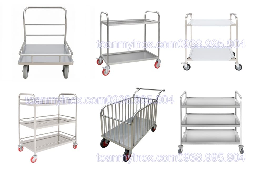 xe đẩy inox